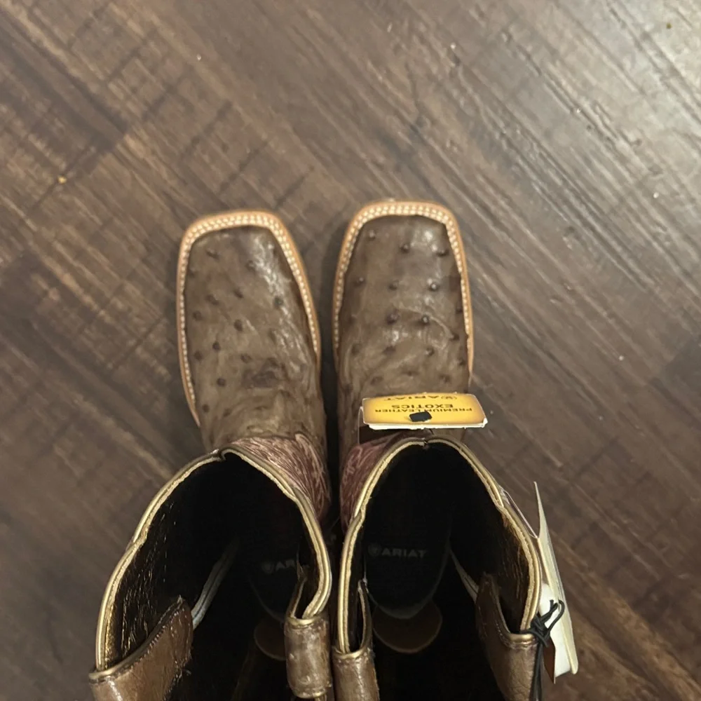Ariat Donatella Ostrich Boots - Picture 4 of 5